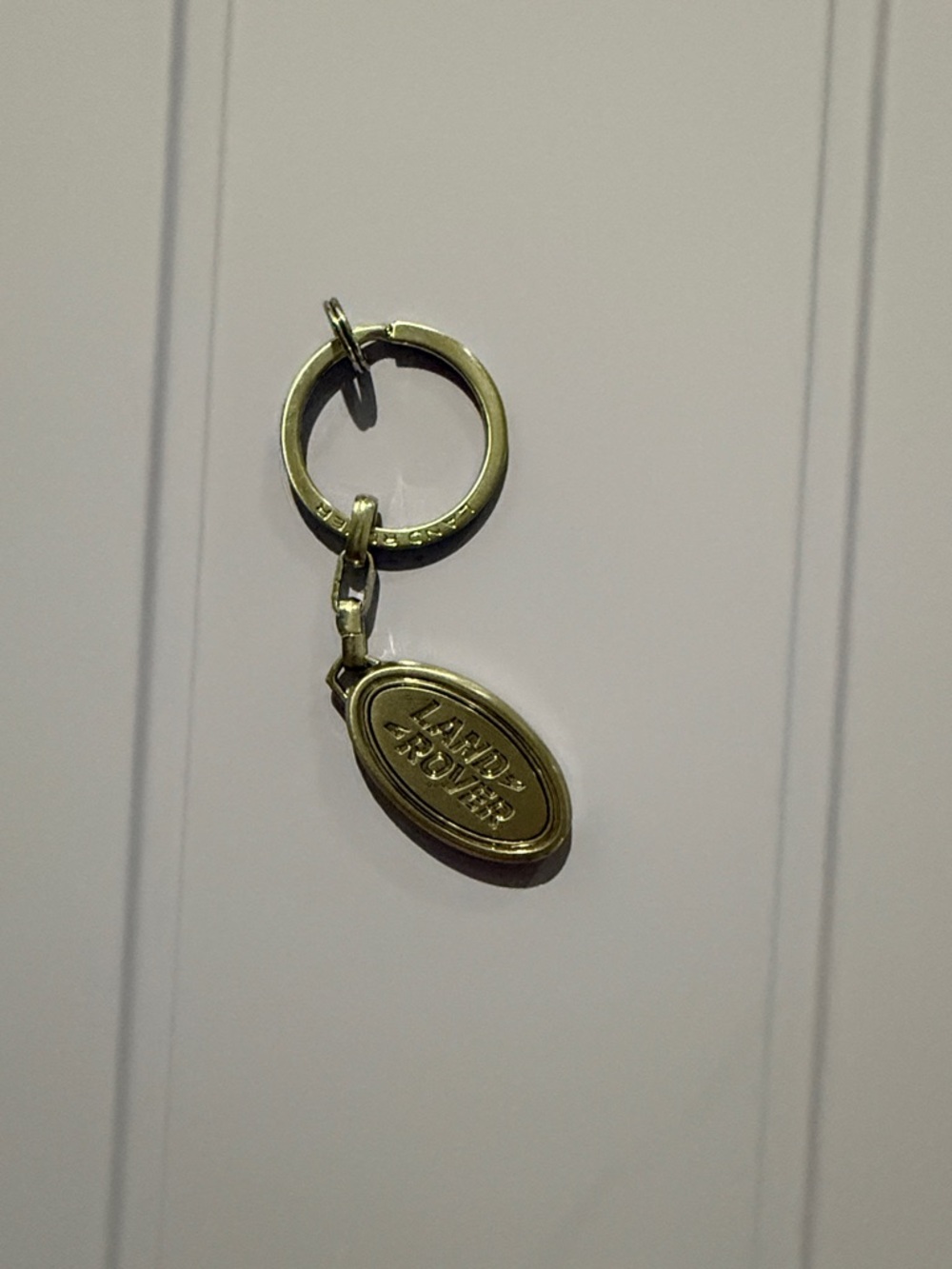 Land Rover Silver Oval Keychain